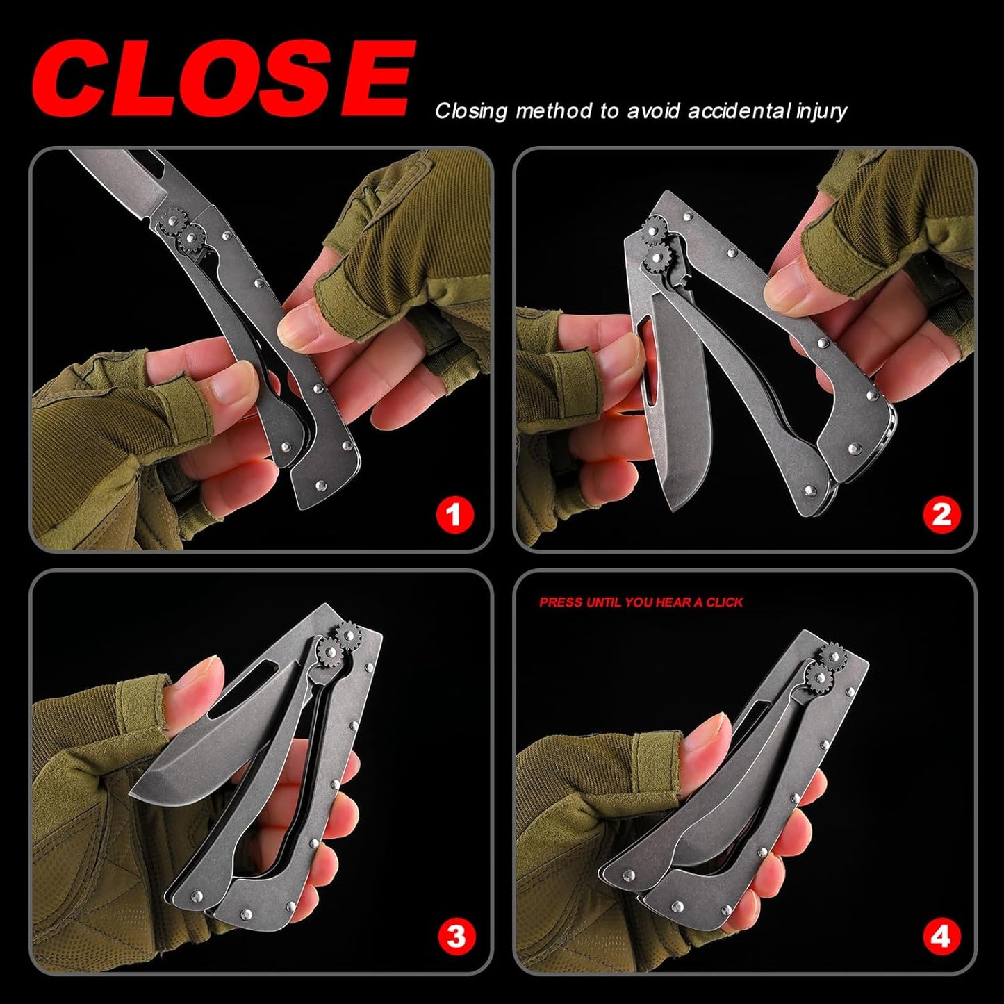 GearAxis:  Outdoor Folding Pocket Knife