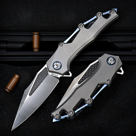 ShadowRidge M390 – Carbon Fiber Titanium Folding Knife