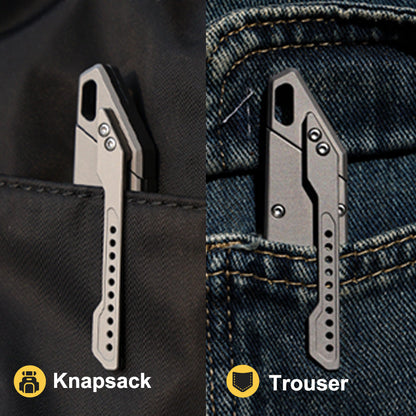 RayFlex Blade: 6-in-1 Titanium Multifunctional Utility Knife
